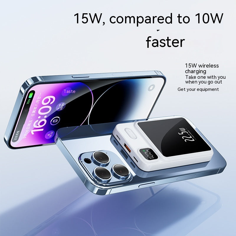 Magnetic Power Bank | Fast-Charging Wireless Portable Charger